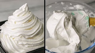 How To  Whip Cream | Stiff Peaks Whipped Cream | How To Make Whipped Cream | Yummy