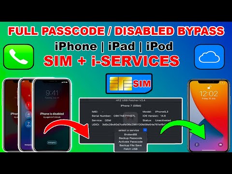 Full Passcode Bypass With Sim| Unlock & Checkra1n Jailbreak Passcode/Disabled iPhone/iPad | Hfz Tool