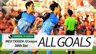 Ｊ２第36節の全ゴールまとめ！ALL GOALS:明治安田生命Ｊ２第36節