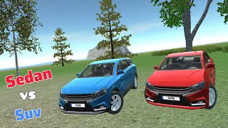 Lada Vesta Sedan vs Suv ⚡(Car Simülatör 2)