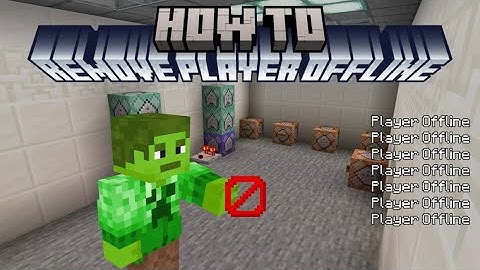 How To Remove Player Offline In Minecraft!