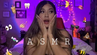 ASMR | Emoji Challenge 🐝🦷🧋🍬🍒