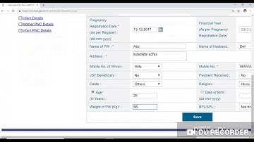 RCH PORTAL: ANC registration & service updation explained in Kannada