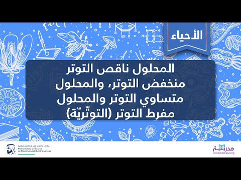 فيديو: هل تتوسع الخلية في محلول ناقص التوتر؟