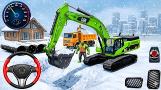 🔥 Morden City JCB Road Construction 🚧 3D Simulator Game || Android Mobile IOS Gameplay  screenshot 2