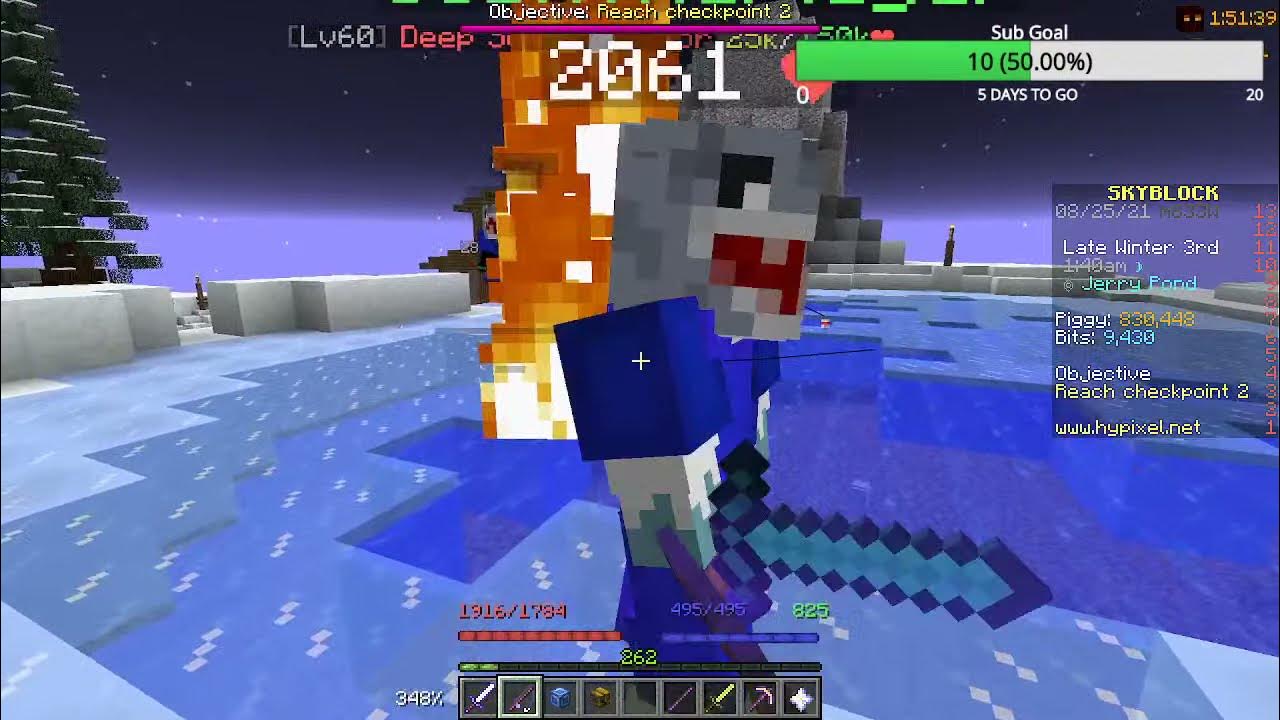 Hypixel Skyblock Yeti Fishing Giveaway stream YouTube