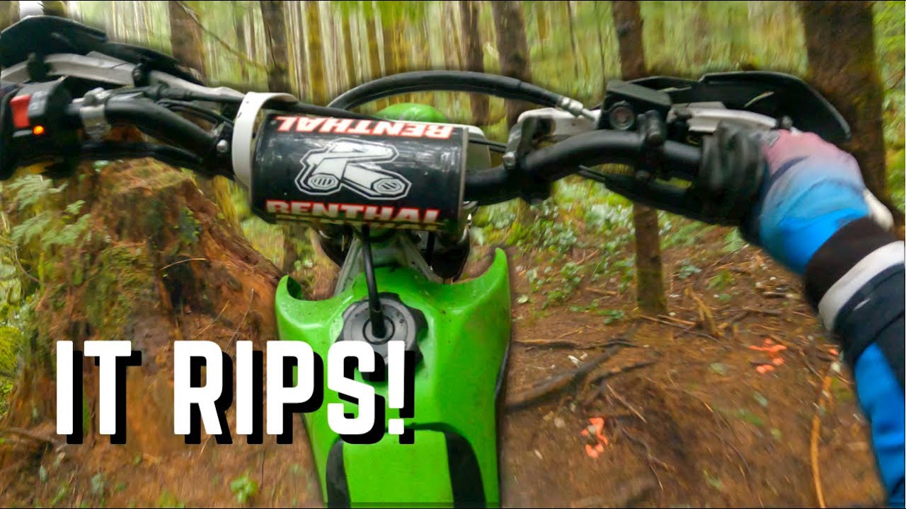 Is The Lightest 4 Stroke KLX 140RF Dirt Bike Secretly An Enduro Machine ...