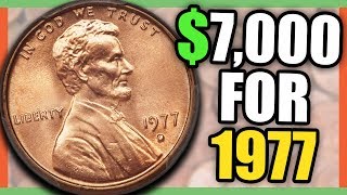 LOOK OUT FOR THESE RARE 1977 PENNY COINS - RARE PENNIES WORTH MONEY!!