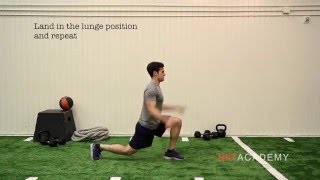 HIIT Exercises: How to do Jump Lunges