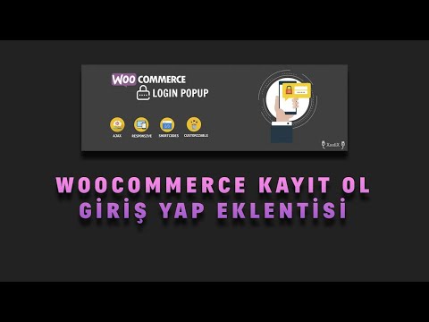 WordPress, WooCommerce Kayıt Ol / Giriş Yap Eklentisi