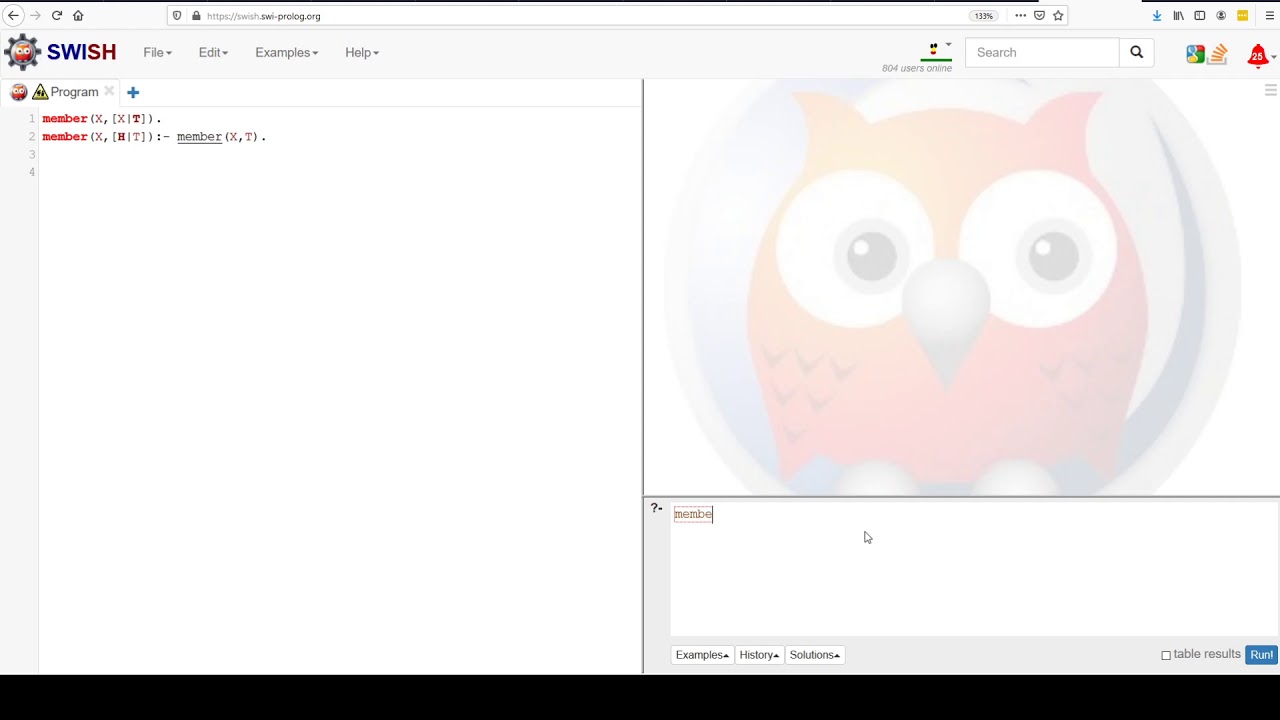 Prolog 11: Lists "member" predicate - YouTube