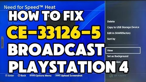 How To Fix PS4 CE-33126-5 Cannot Continue broadcasting Text or the settings associated