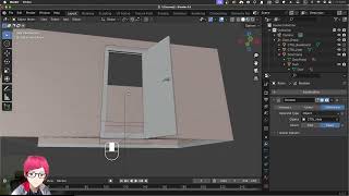 Blender Archimesh Tutorials 3 How to make doors on the wall and carve hole inside the door 2 ways