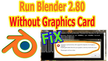 how to install blender without graphic card // new tric //2021