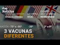 PFIZER, MODERNA y ASTRAZENECA: 3 VACUNAS diferentes | RTVE