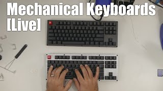 Livestream - just building some Carbon Fiber mechanical keyboards