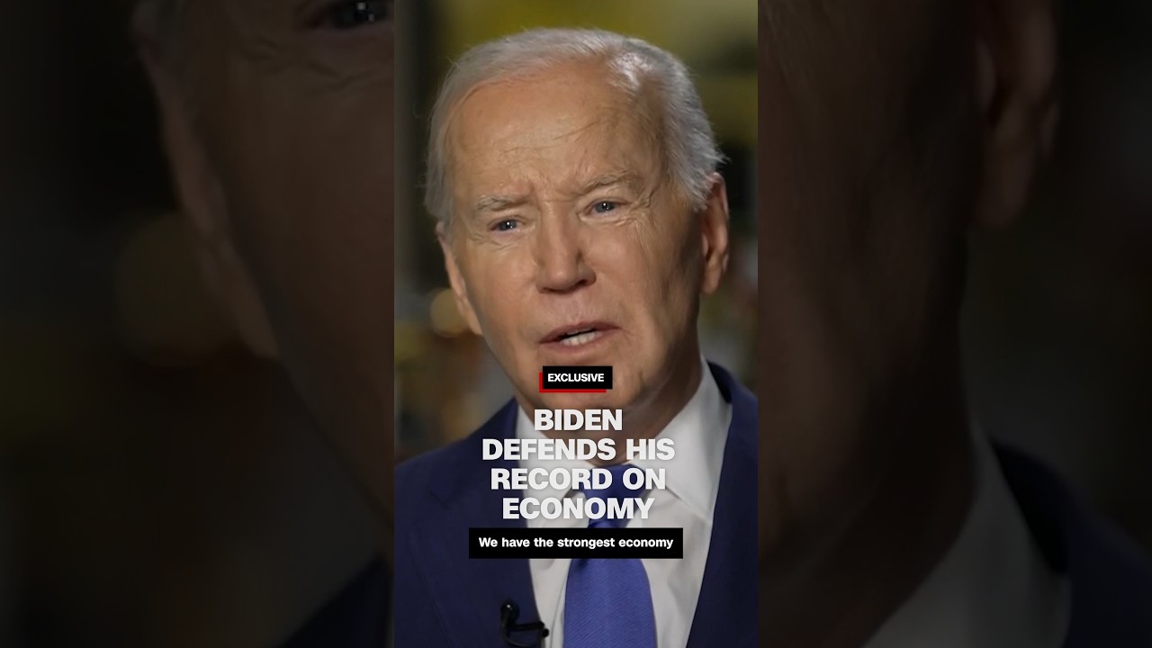 Biden defends his record on the economy