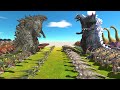 Who is The Boss | Godzilla 2021 and Space Godzilla - Animal Revolt Battle Simulator