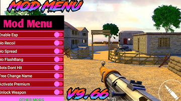 Modern Ops Mega Mod Menu 9.66 Unlock All Weapons 🔥