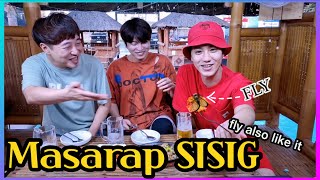 [MUKBANG] Korean guys try Filipino food &quot;SISIG&quot; ang sarap~♥