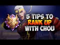 HOW TO 5 MINUTES BLADE OF DESPAIR ON CHOU? | Tips & Tricks Chou Tutorial Guide - MLBB