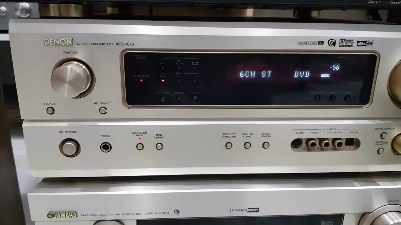 Amply Denon AVC-1870 - YouTube