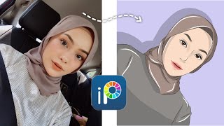 Buat foto jadi kartun, ini tutorial mudah menggunakan aplikasi Ibis paint x