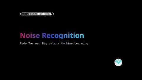 Fede Torres · Reconocimiento de sonidos de la calle con Tensorflow