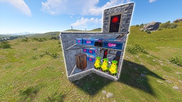 THE BEST BUNKER BASE SOLO DUO TOP STASH 2x1 | Compact Rust BUNKER Base Design