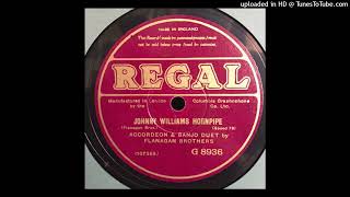 The Flanagan Brothers – Johnny Williams Hornpipe | 1927 Irish Folk 78 | Regal – G8936