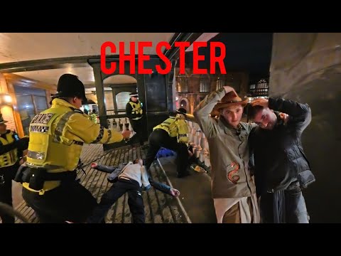 CHESTER Knife Man Meltdown Police TAKEDOWN 