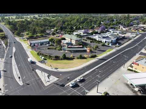 Dubbo, Australia - Town from above (raw/unedited drone footage)