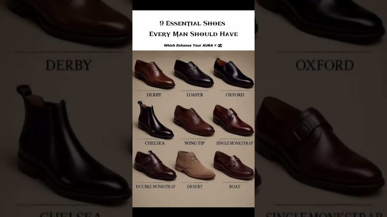9 must-have shoes for men that instantly level up your style and enhance your AURA = ♾️.