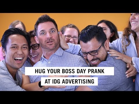 hug-your-boss-day-prank-|-idg-advertising