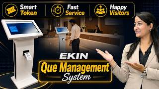 Say Goodbye to Long Queues! | EKIN Smart Queue Management System #TokenManagement #EKIN #SmartToken