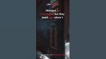 Debugging Life: Learn & Grow from Mistakes 🐞✨ | Inspirational Thoughts by a Coder | #motivation