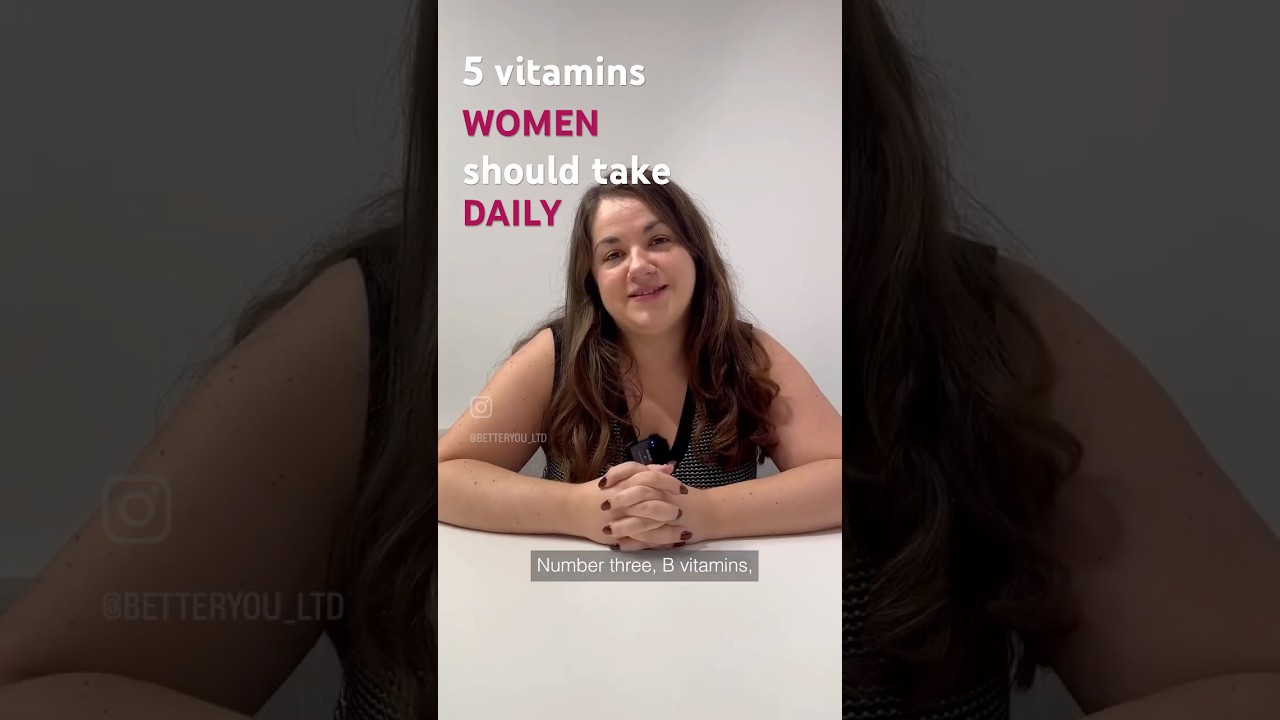 Top 5 Vitamins Women Should Take Daily  | Feel Better Through Nutrition & Supplements