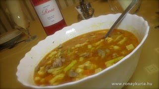 Hortobágyi Cósleves Recept A Rónay Kúriából