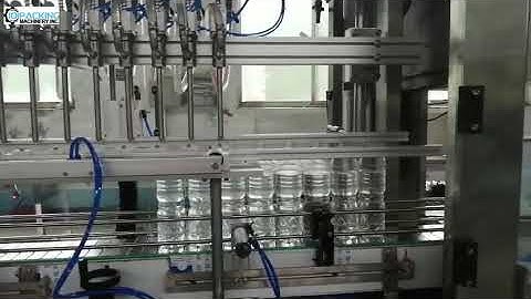 Inline automatic water bottle filling machine automatic oil bottle liquid filling line