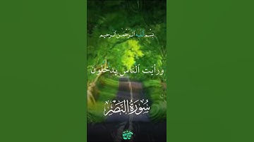سورة النصر  للشيخ عبدالباسط عبدالصمد @تلاوه خاشعه هادئه #المصحف #اكسبلور