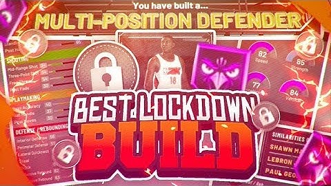 BEST LOCKDOWN BUILD ON NBA 2K20! - MYPLAYER BUILDER *INSANE* ATTRIBUTES +BADGES!