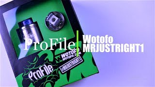 Wotofo x Mr.JustRight1 Profile 24mm BF RDA///DRIP KINGZTV