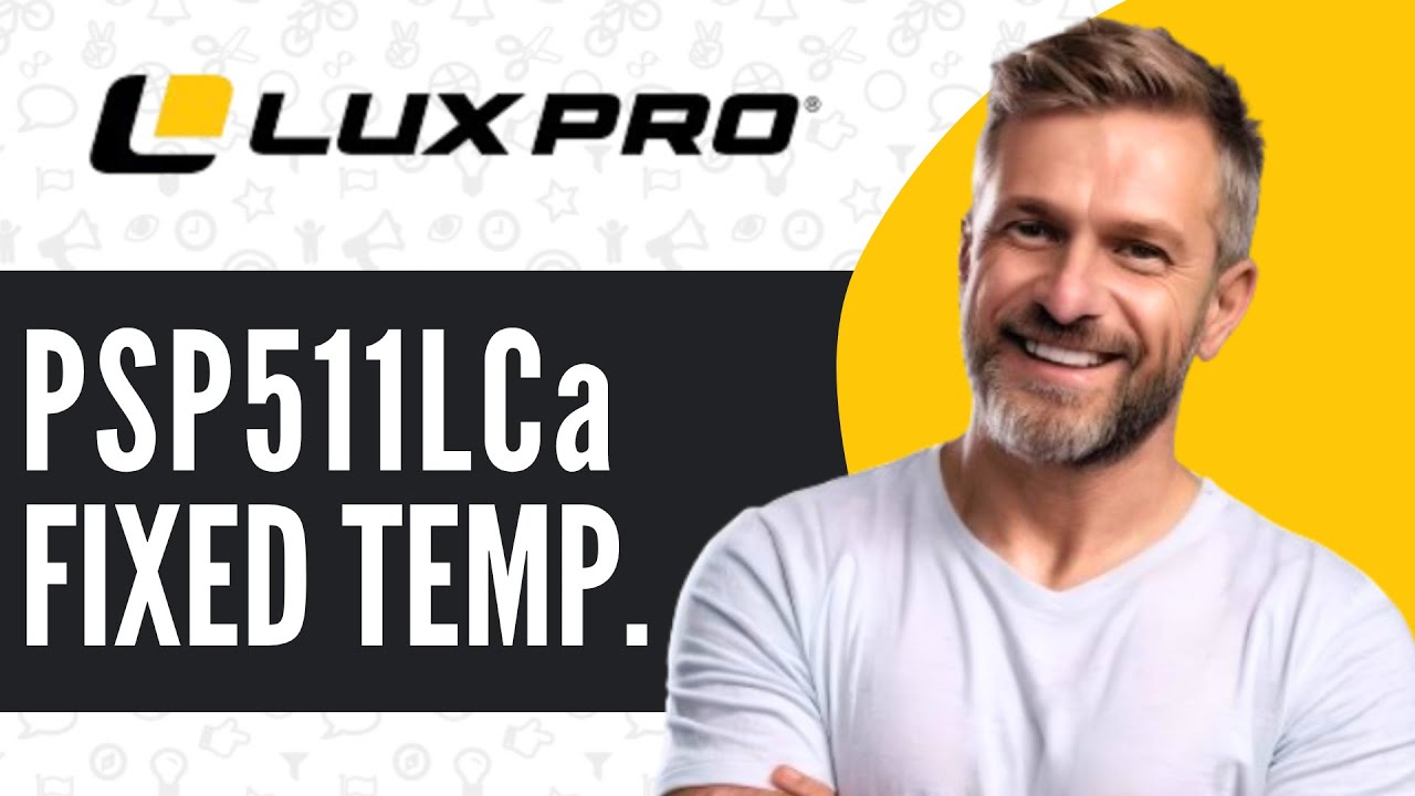 How to Set Fixed Temperature on LuxPro Thermostat (PSP511LCa) - Full ...