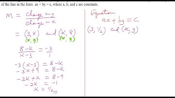 K.C.S.E PAPER 121/1 2006|Question 9|Gradient and Equation of a line