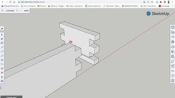 Finger Joint Box Sketchup Tutorial