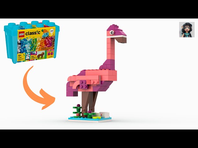 FLAMINGO Lego classic 11038 ideas How to build - YouTube