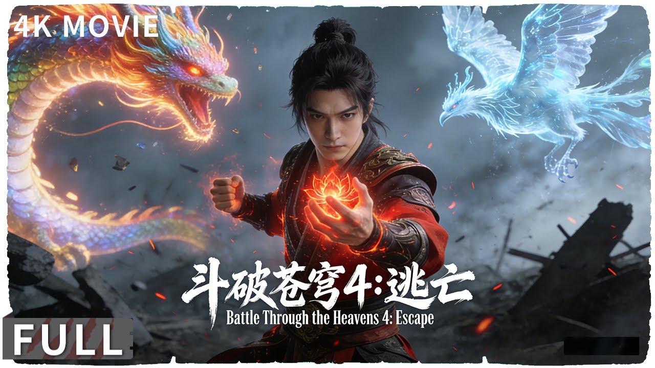 4K Full 少年修炼有成，手搓火莲闯荡顶级宗门！ 动作/ 奇幻《斗破苍穹4