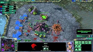 Starcraft 2 - 2v2: (Z)Kami, (T)haCkDeSaix vs. (Z)tehredbandit, (Z)haCkProTech
