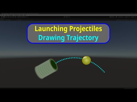 Launching Projectile | Drawing Trajectory | Projectile Motion | Line Renderer |C#| Unity Game Engine