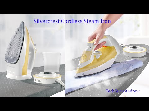 Silvercrest Cordless Steam Iron SDBK 2400 E1 REVIEW - YouTube